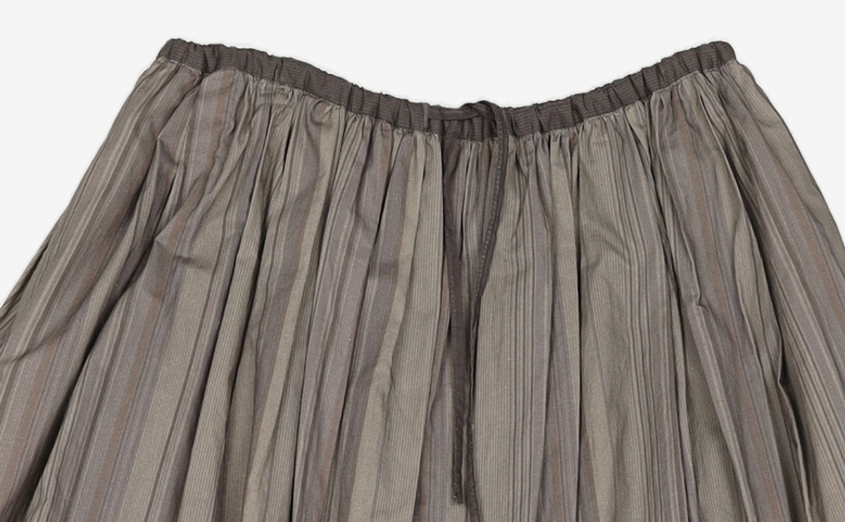 아모멘토(AMOMENTO) STRIPE LAYERED SKIRT 0