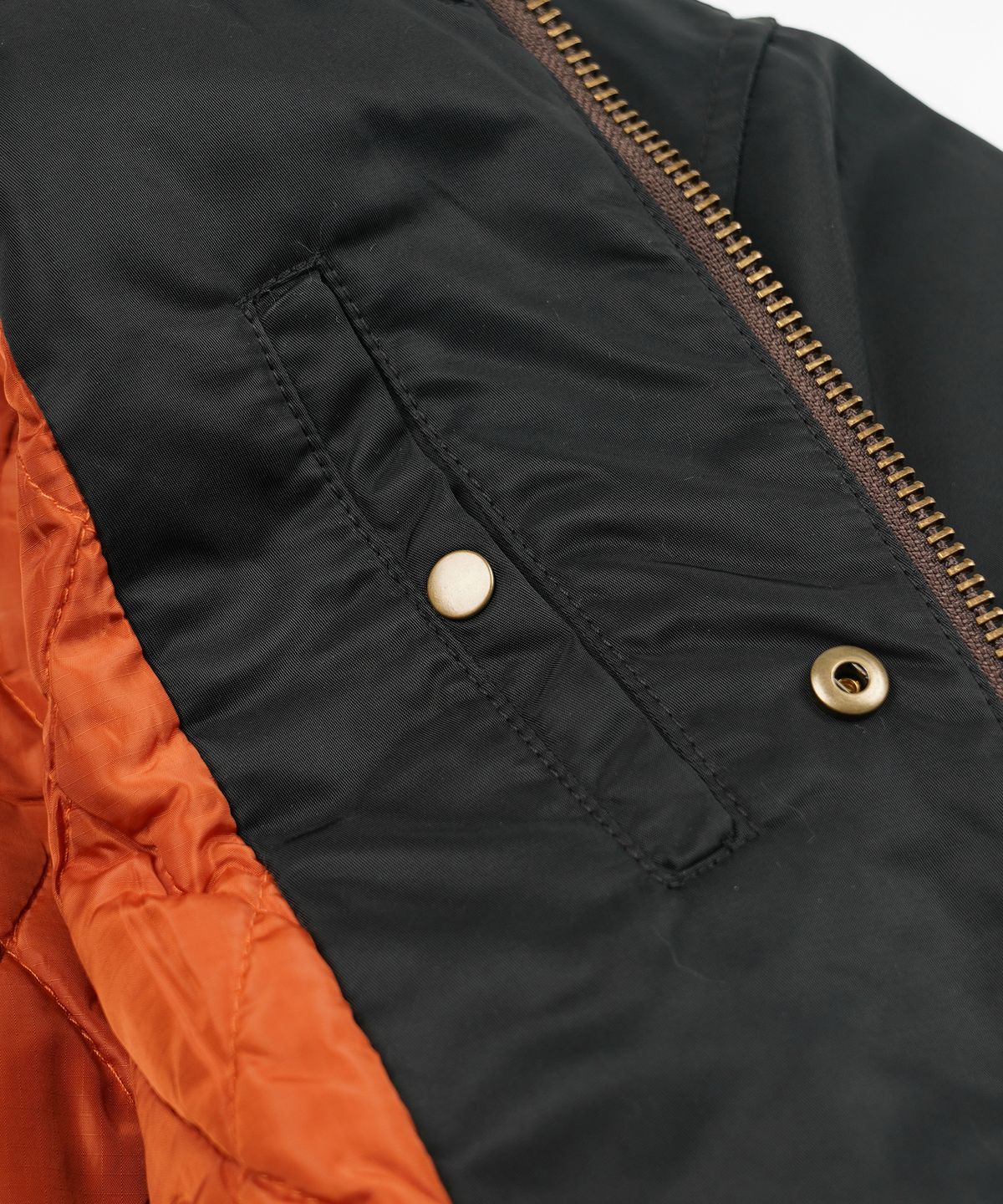 프리즘웍스(FRIZMWORKS) NYLON FLIGHT JACKET _ BLACK