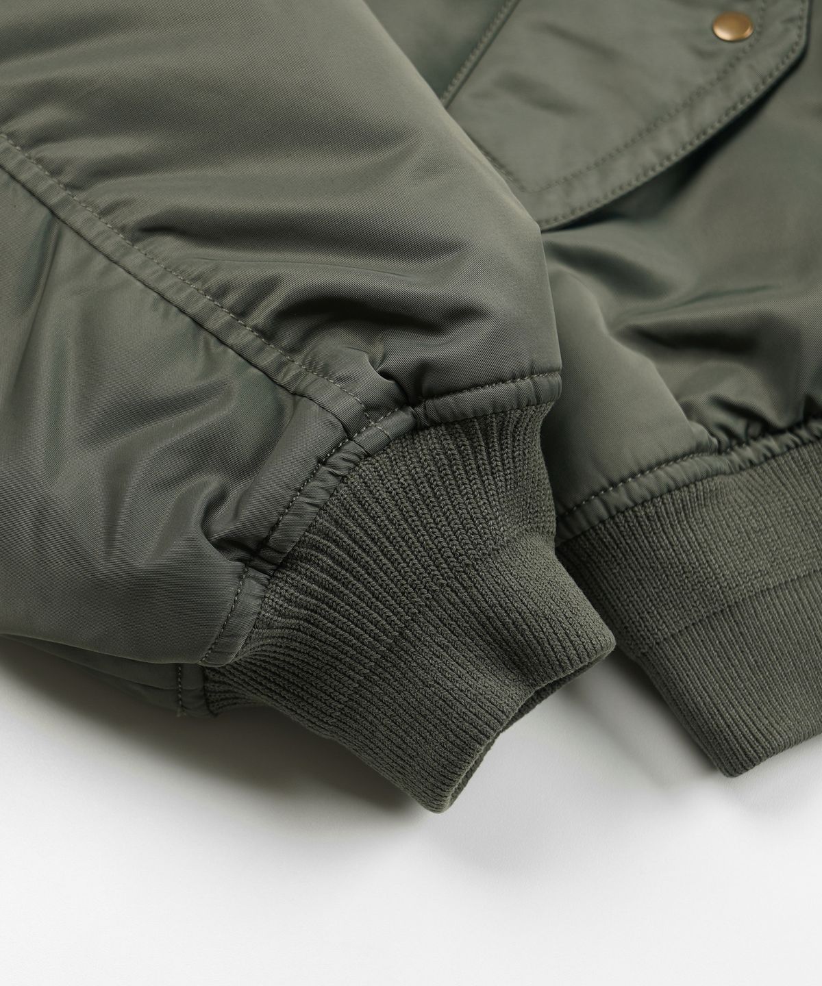 프리즘웍스(FRIZMWORKS) NYLON FLIGHT JACKET _ OLIVE