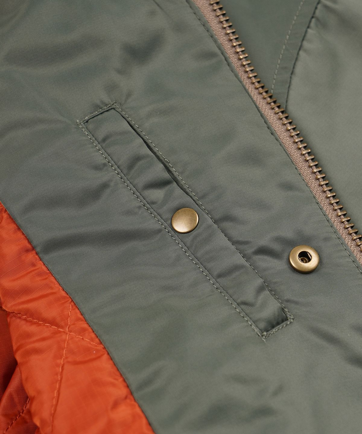 프리즘웍스(FRIZMWORKS) NYLON FLIGHT JACKET _ OLIVE