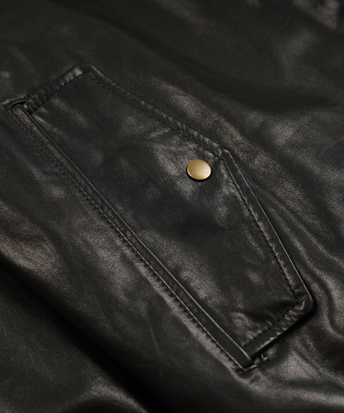 프리즘웍스(FRIZMWORKS) WAXED COWHIDE BUDDY HARRINGTON JACKET _ BLACK