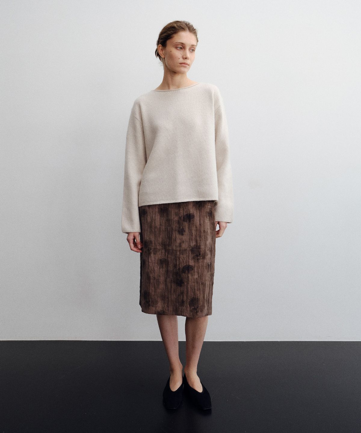 로트(LOTE) Baby Alpaca Boatneck Knit_2 Color