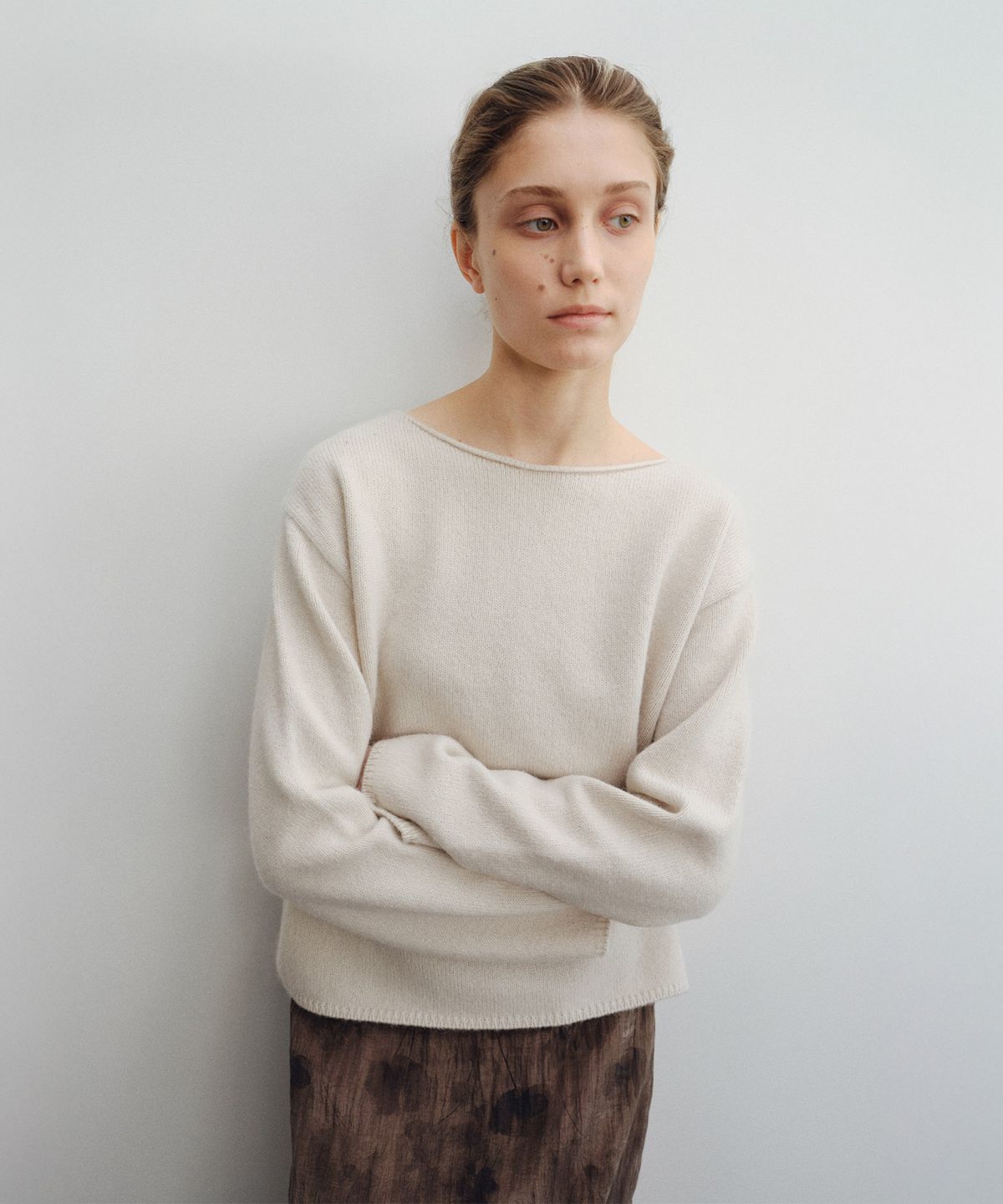 로트(LOTE) Baby Alpaca Boatneck Knit_2 Color