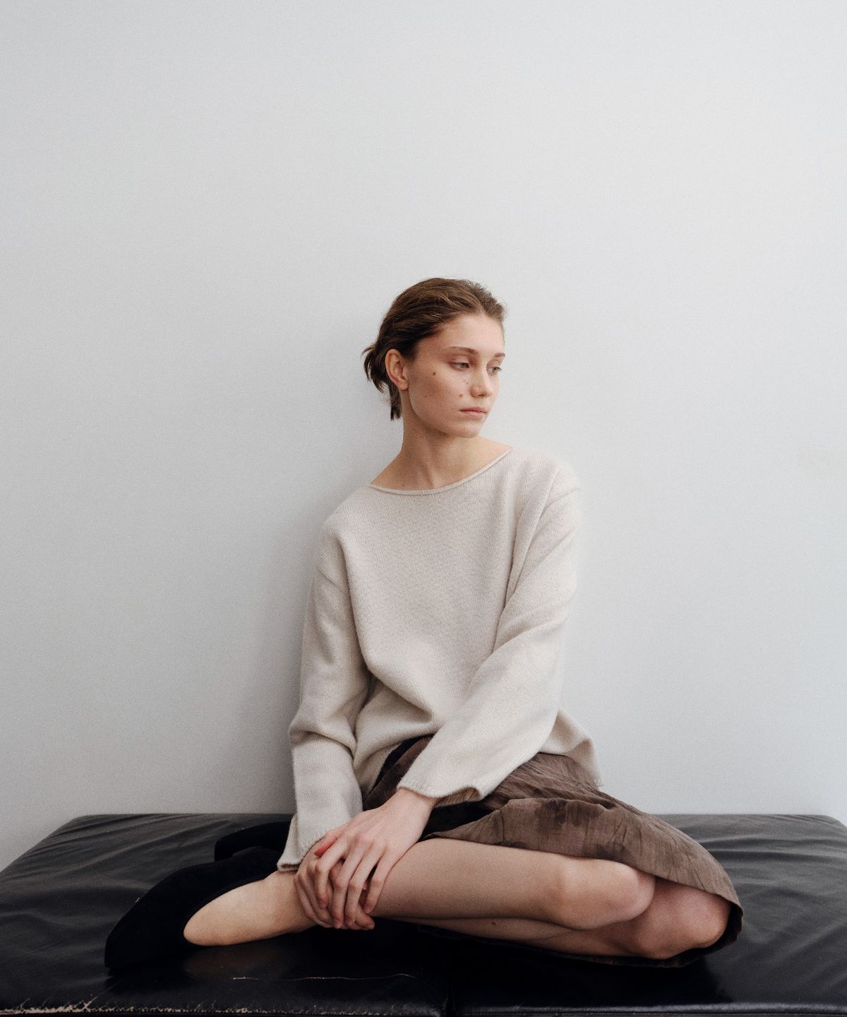 로트(LOTE) Baby Alpaca Boatneck Knit_2 Color