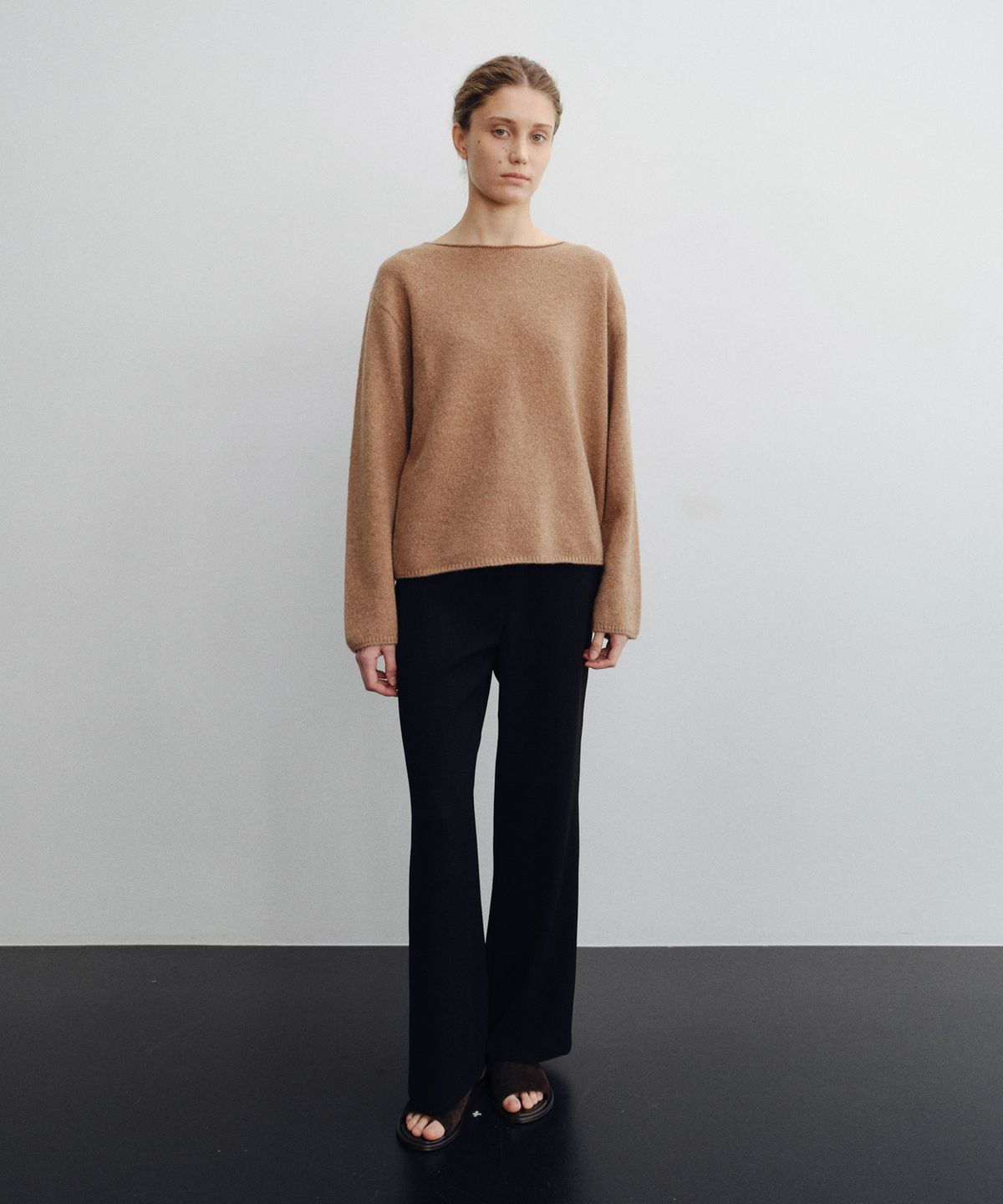 로트(LOTE) Baby Alpaca Boatneck Knit_2 Color