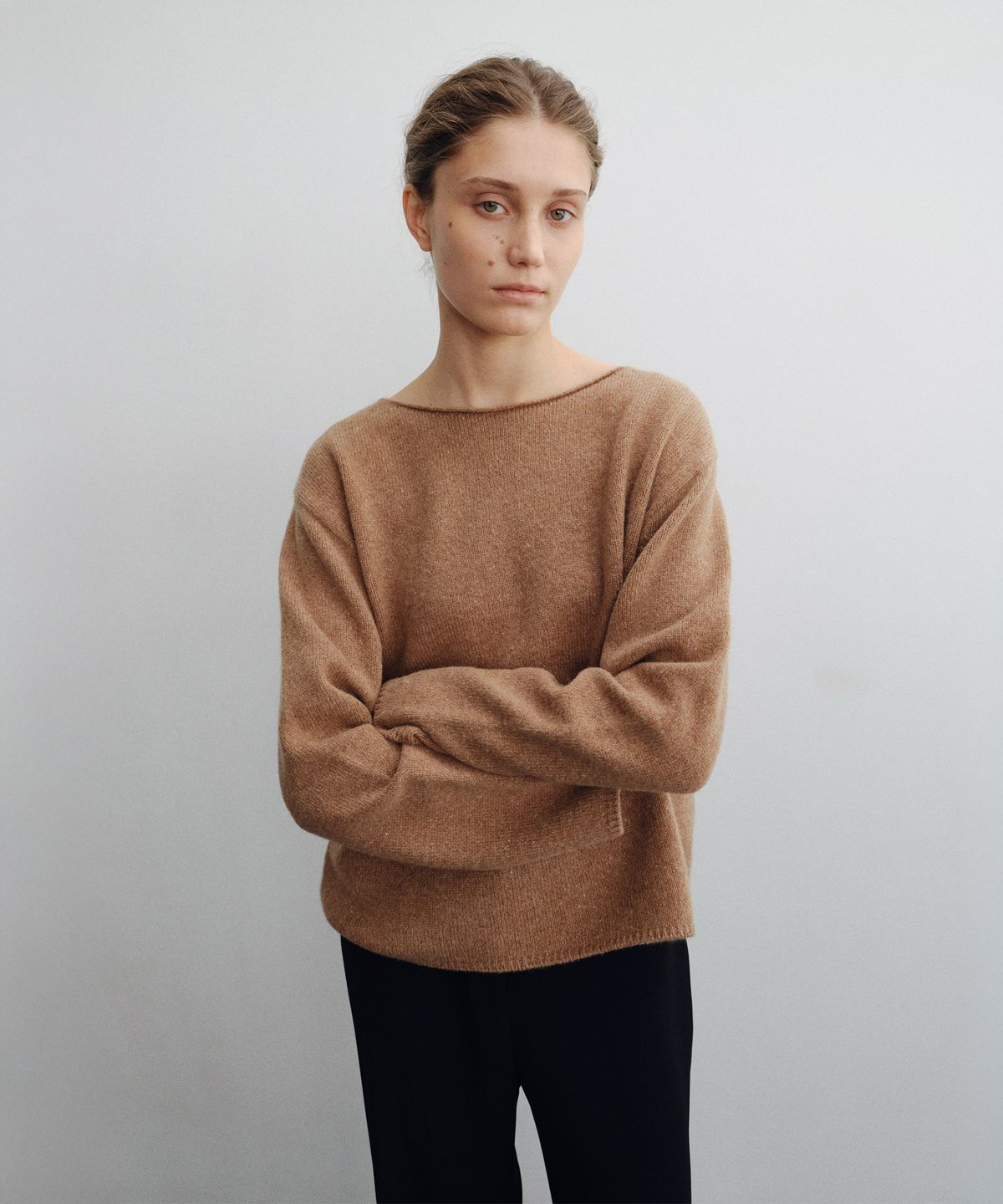 로트(LOTE) Baby Alpaca Boatneck Knit_2 Color