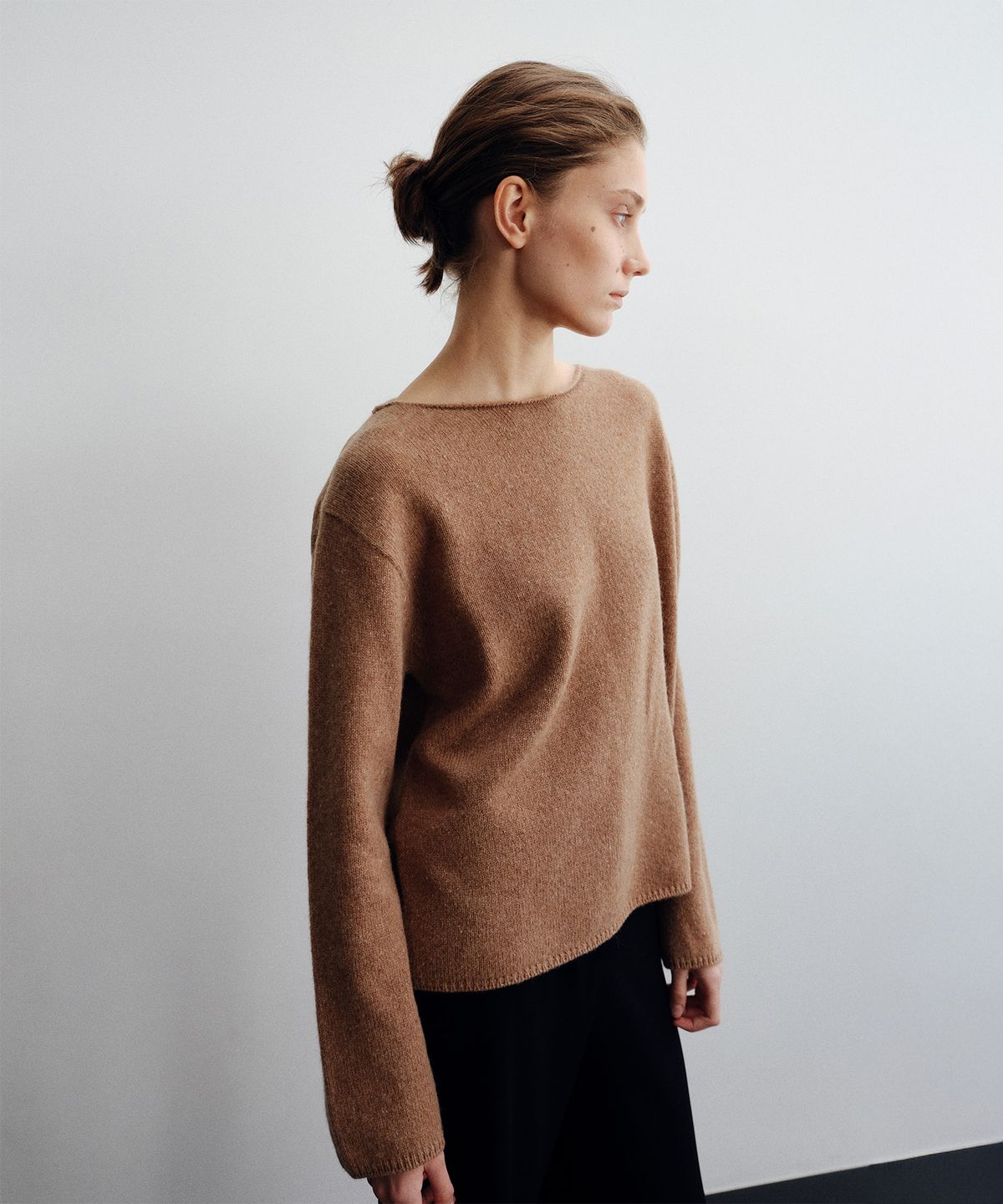 로트(LOTE) Baby Alpaca Boatneck Knit_2 Color