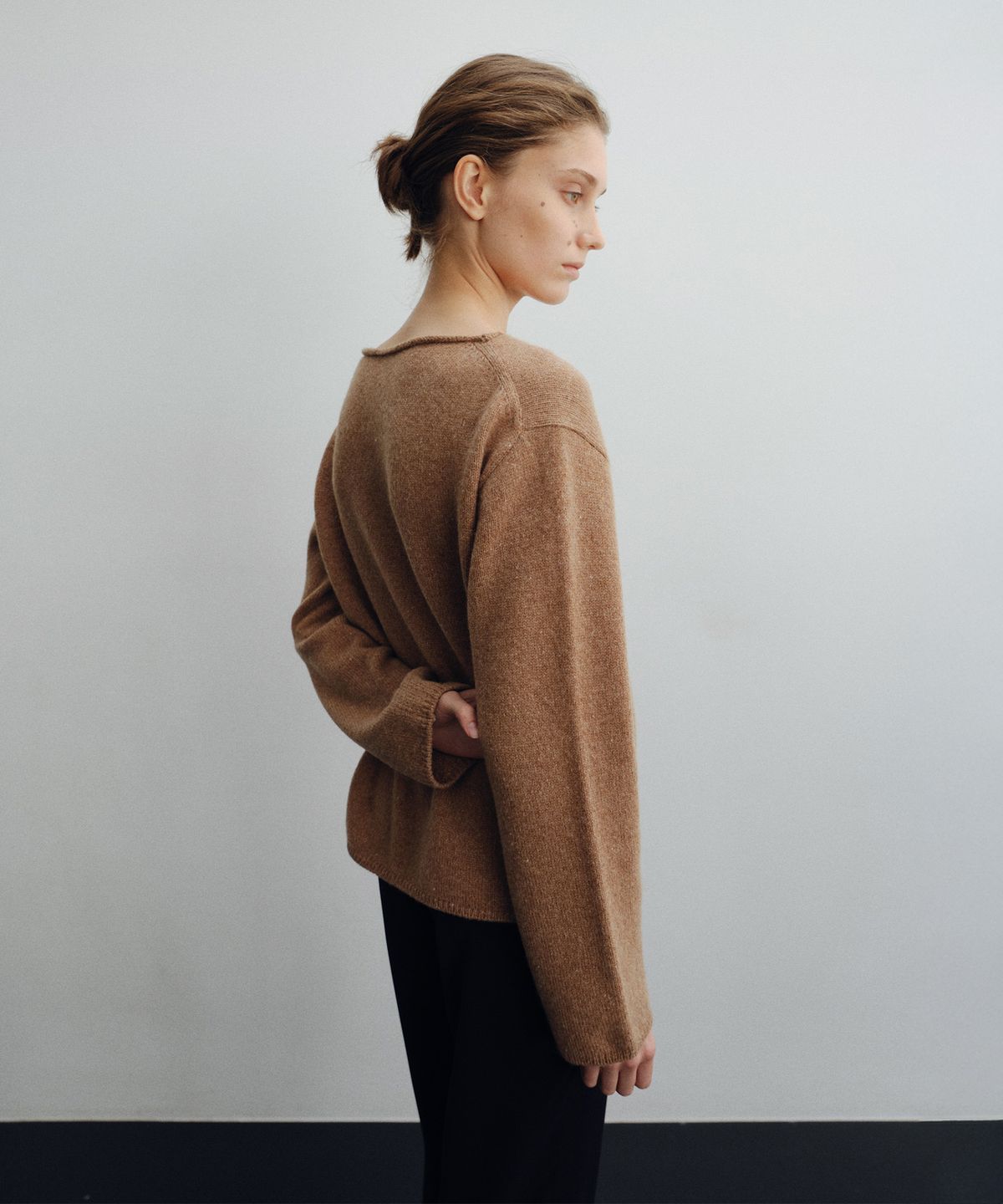 로트(LOTE) Baby Alpaca Boatneck Knit_2 Color