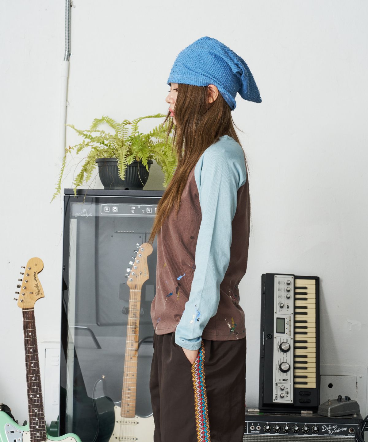 낫뉴(NOT NEW) Painting Raglan Sleeve Mint