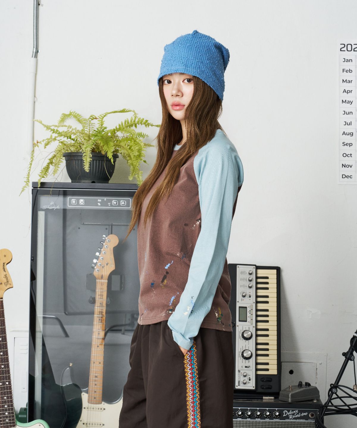 낫뉴(NOT NEW) Painting Raglan Sleeve Mint