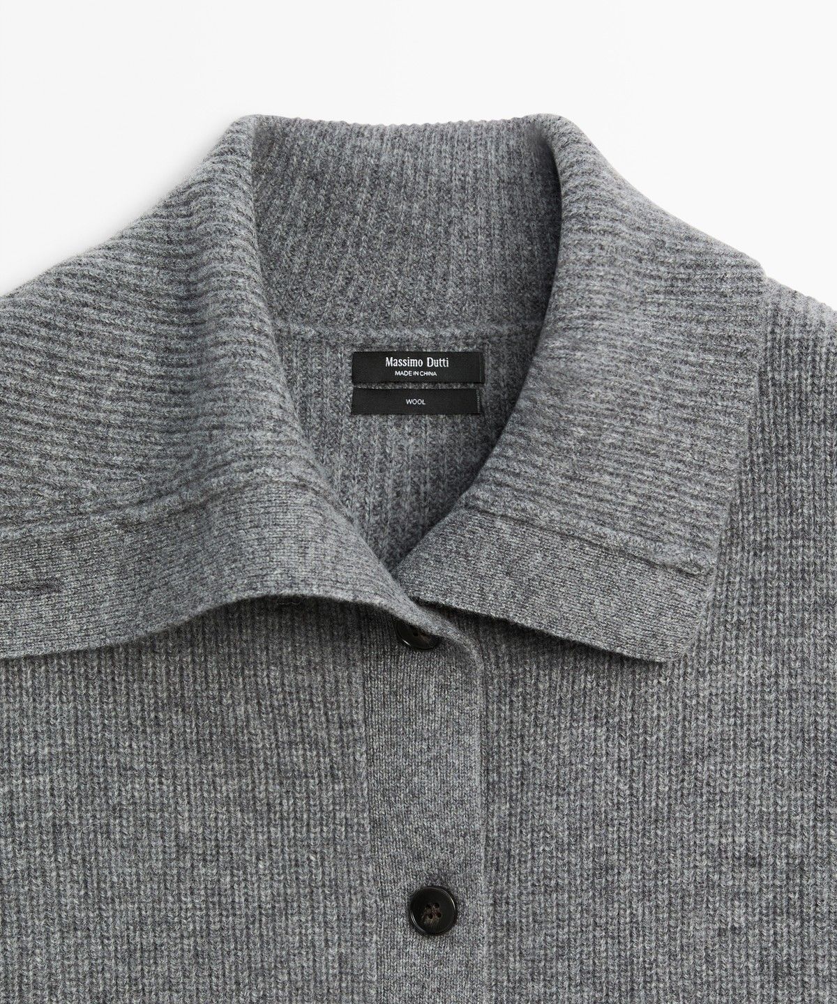 마시모두띠(MASSIMO DUTTI) 100% 울 퍼널넥 니트 베스트