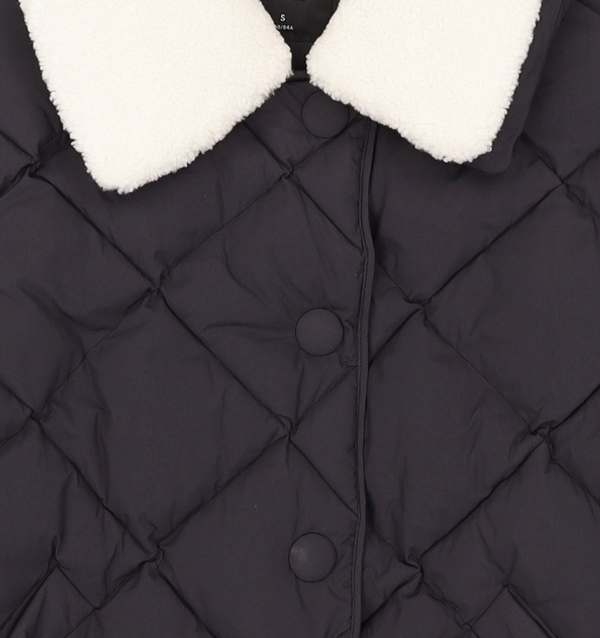 미쏘(MIXXO) 덤블카라 벨티드 숏 패딩 MIWJPCV23G S