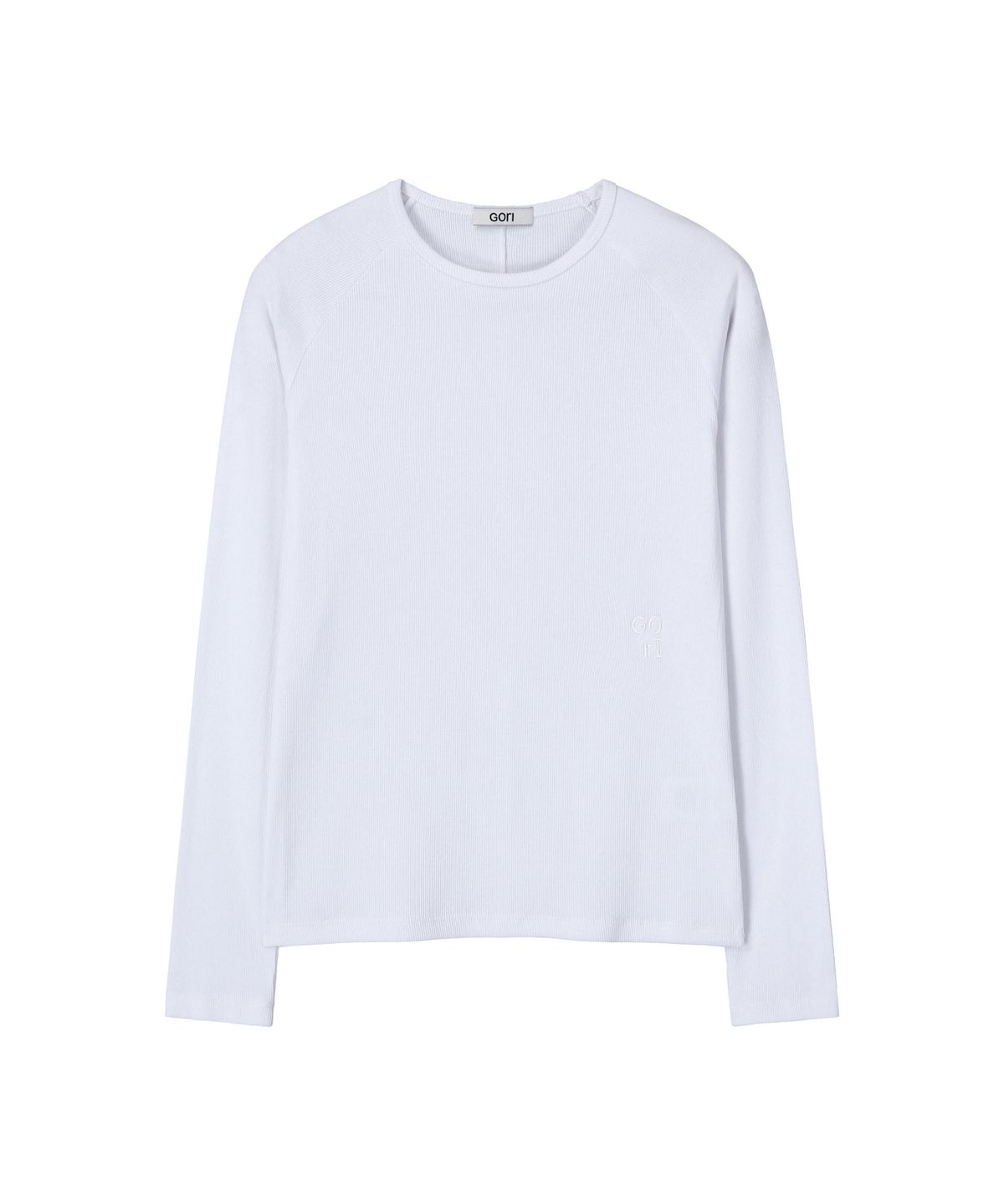 고리(GORI) Modal Raglan Long Sleeve (white)
