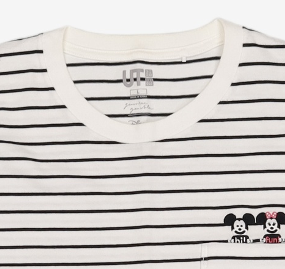유니클로 x 디즈니(UNIQLO x Disney) 반소매 티셔츠 L