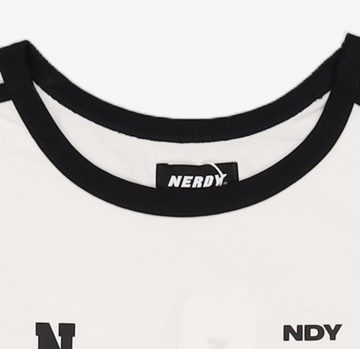 엔디와이(NDY) 우먼스 스포티 NY 반팔 티셔츠 아이보리 FREE