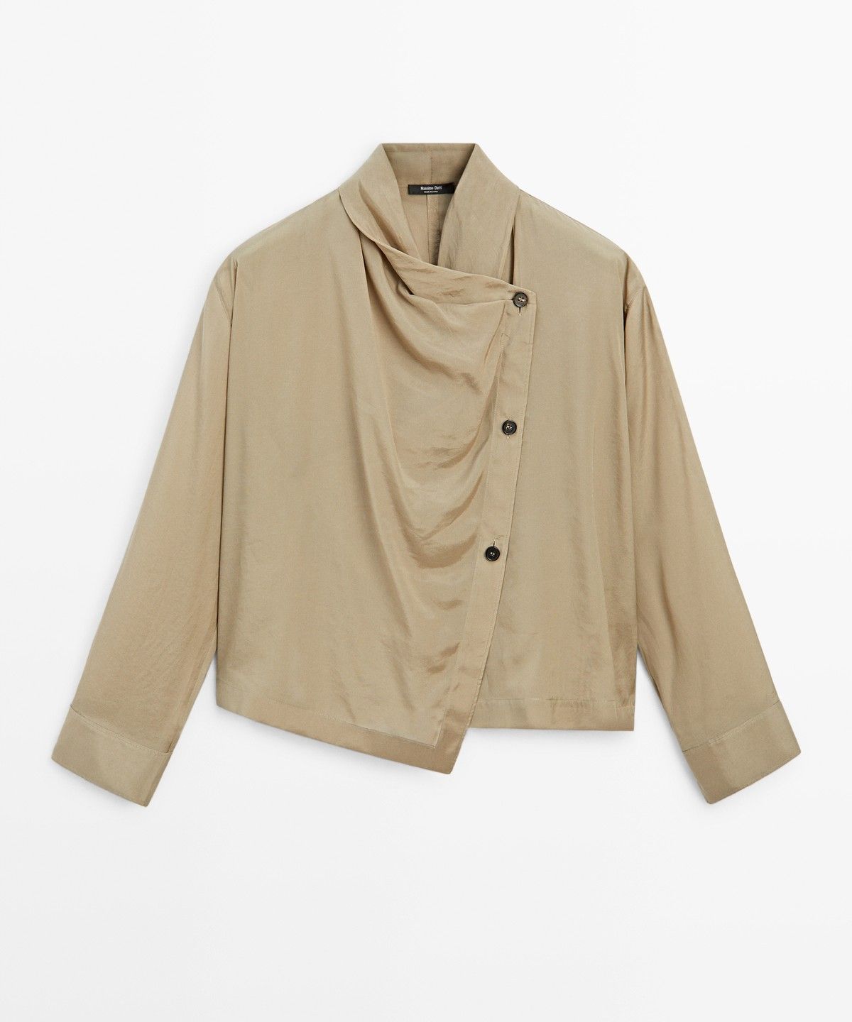 마시모두띠(MASSIMO DUTTI) 크로스 클로징 칼라 셔츠
