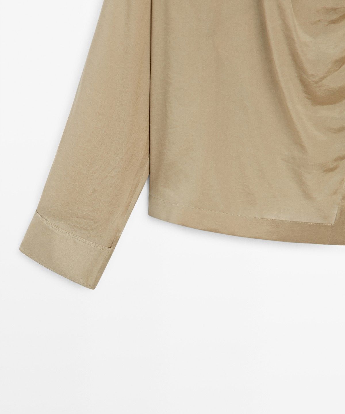 마시모두띠(MASSIMO DUTTI) 크로스 클로징 칼라 셔츠