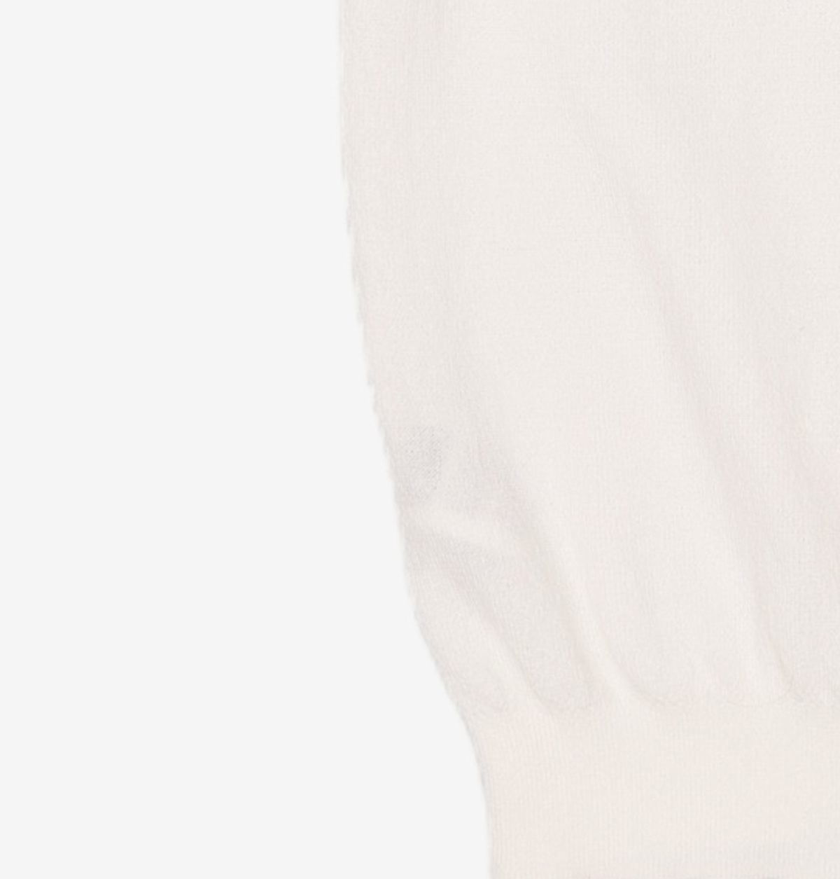 무신사 스탠다드(MUSINSA STANDARD) 쿨 터치 슬릿 넥 니티드 폴로 셔츠 [아이보리] M