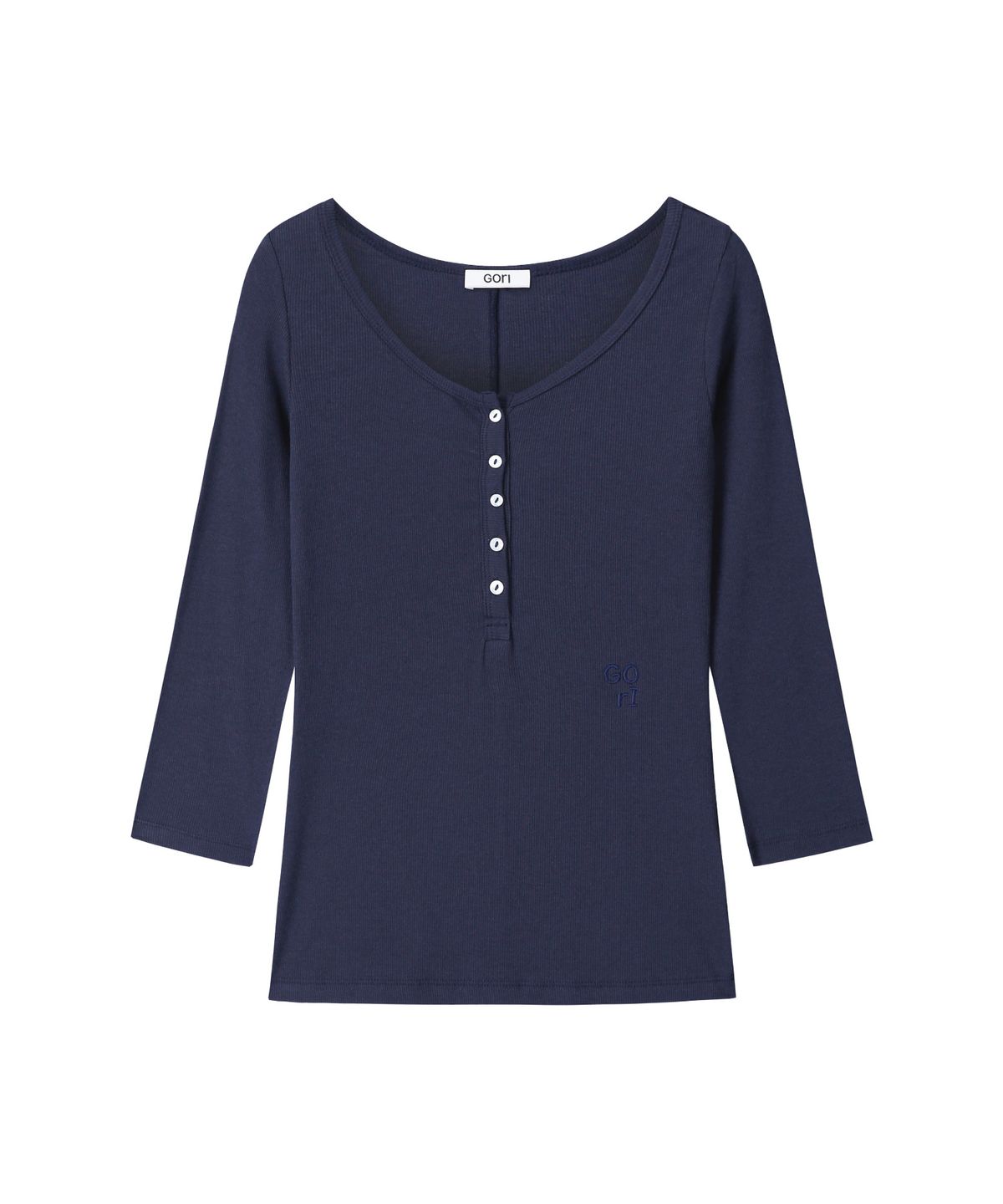 고리(GORI) Henley Slim T [ 3COLOR ]