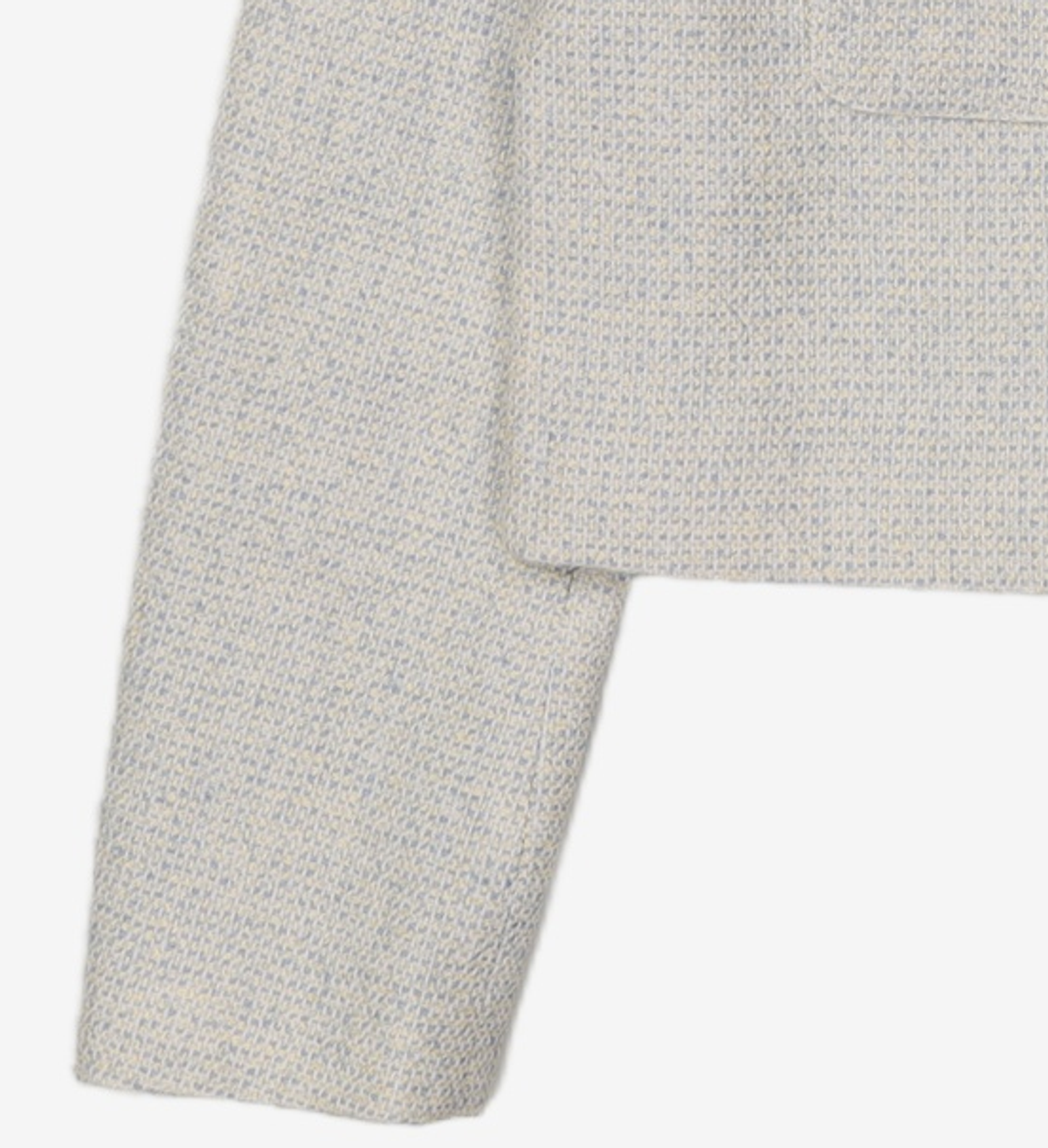 미쏘(MIXXO) 라운드넥 수술 트위드 자켓 MIWJKD323G M