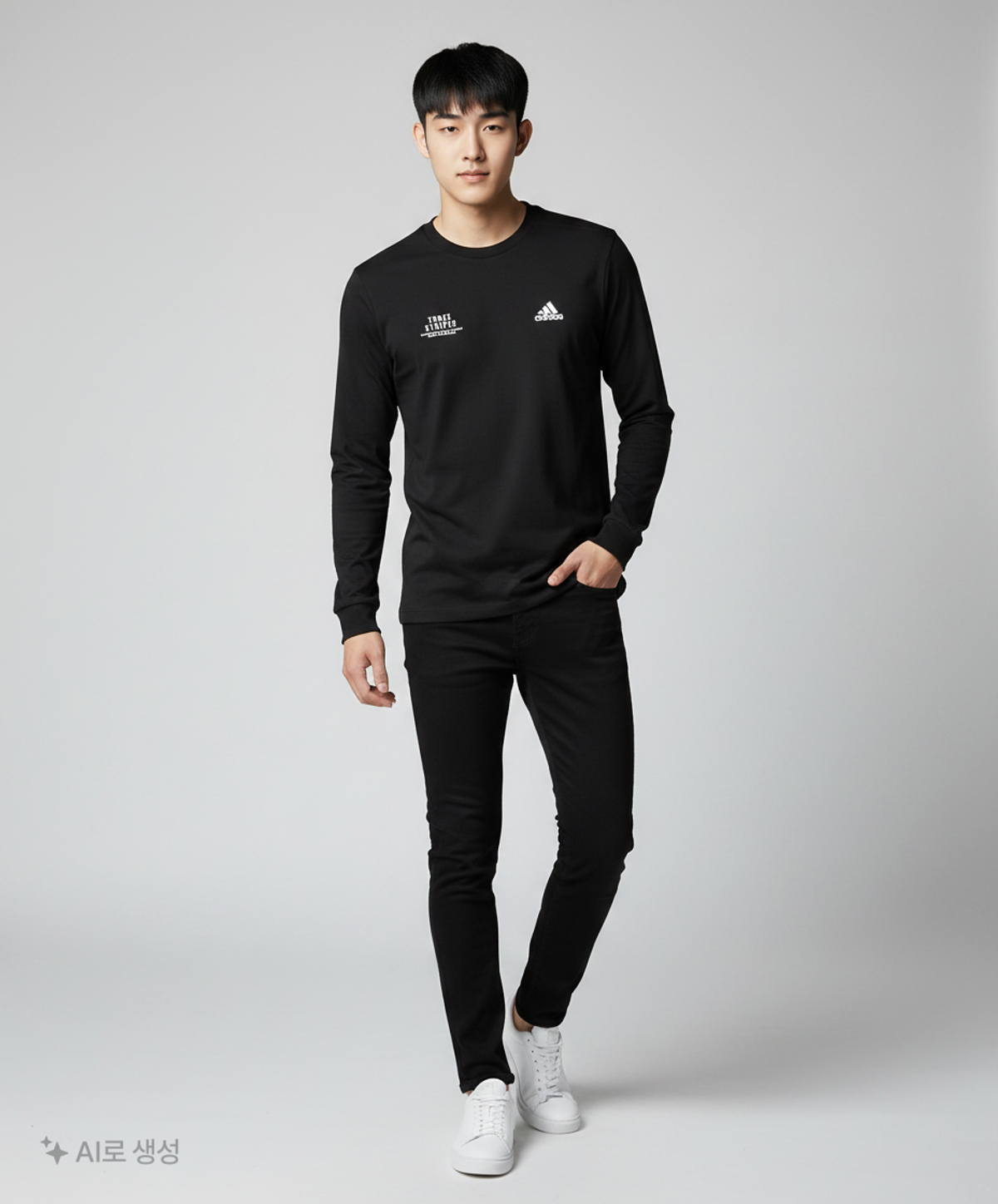 아디다스(ADIDAS) 긴소매 티셔츠 S