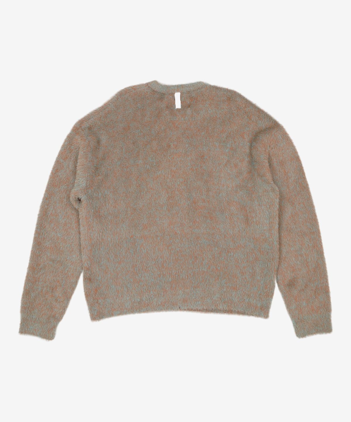 노매뉴얼(NOMANUAL) CROPPED HAIRY KNIT - CORAL REEF 100