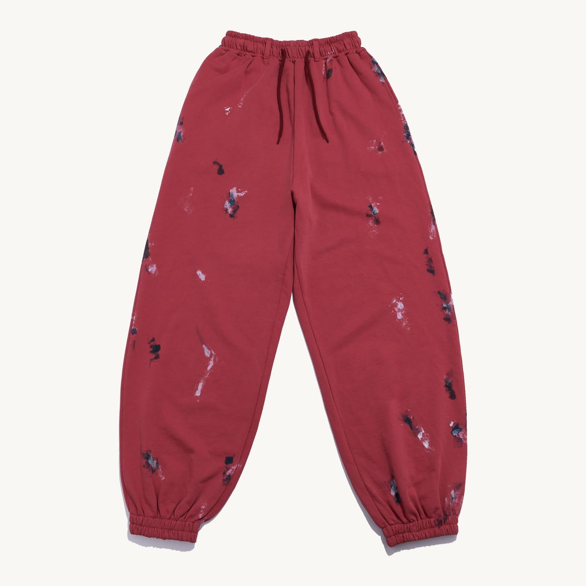 낫뉴(NOT NEW) Painting Sweatpants Red