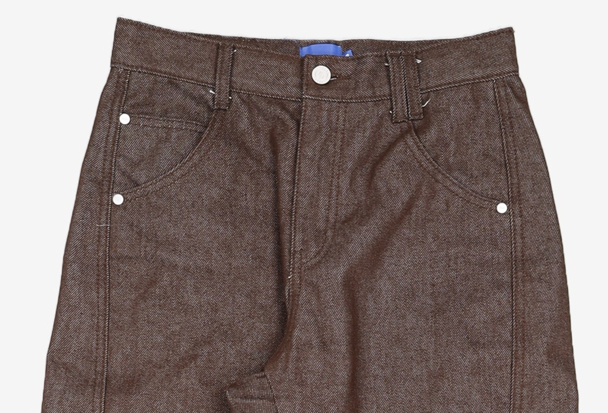 데케트(DECET) Curved Wide Jeans DCPT033CPBrown 26