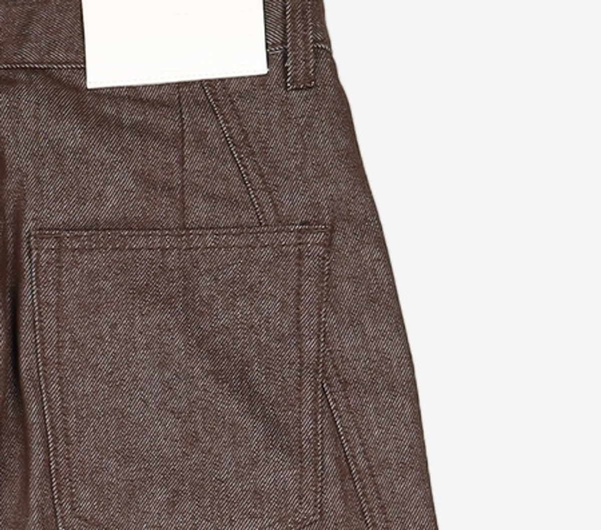 데케트(DECET) Curved Wide Jeans DCPT033CPBrown 26
