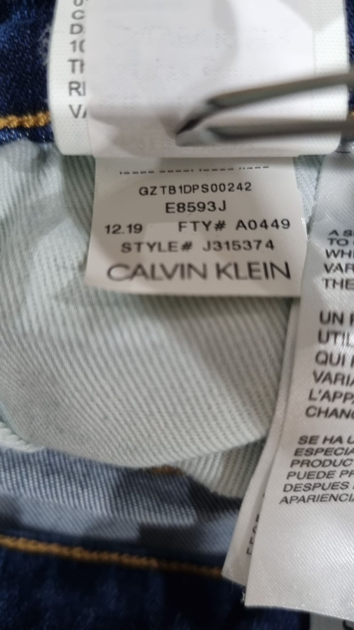 캘빈클라인 진(CALVIN KLEIN JEANS) 청/데님 팬츠 30