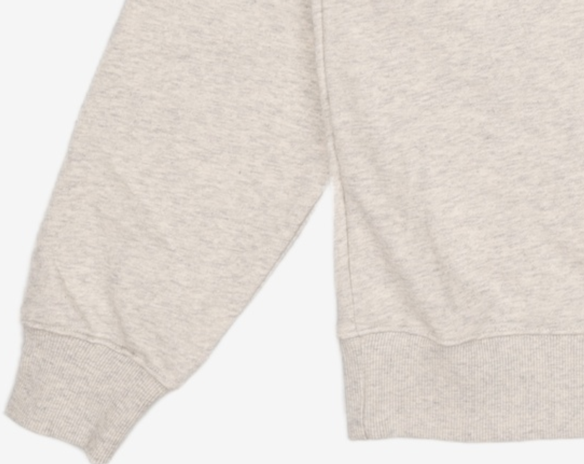 마리떼 프랑소와 저버(MARITHÉ + FRANҪOIS GIRBAUD) CLASSIC LOGO HALF ZIPUP SWEATSHIRT oatmeal M