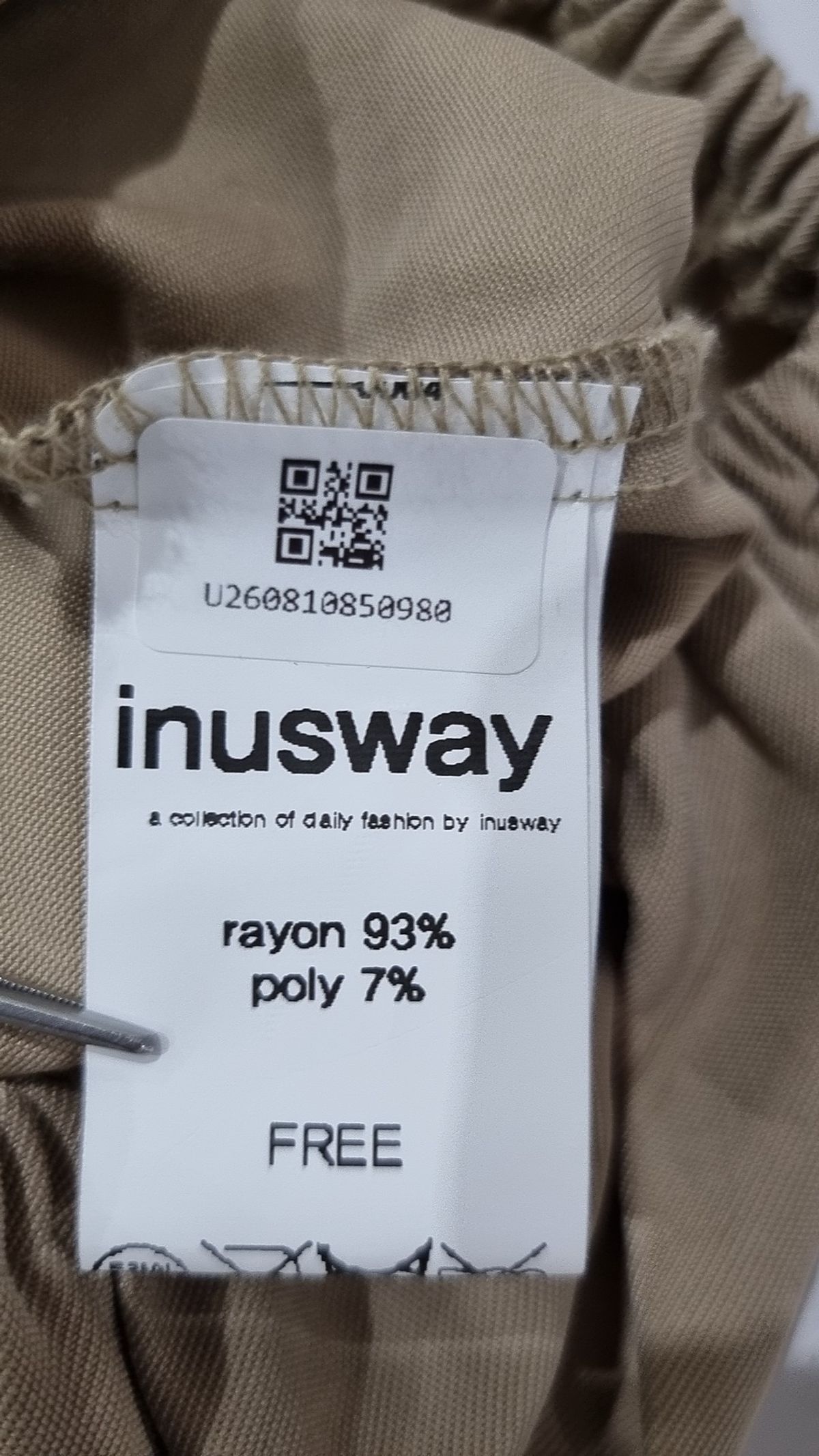 인어스웨이(inusway) 블라우스 FREE