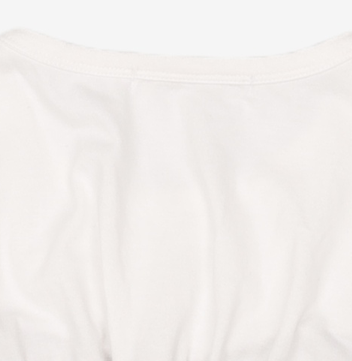 쓰리투에이티(THREE TO EIGHTY) CORSET LAYERED T-SHIRT (CHARCOAL) ONE SIZE
