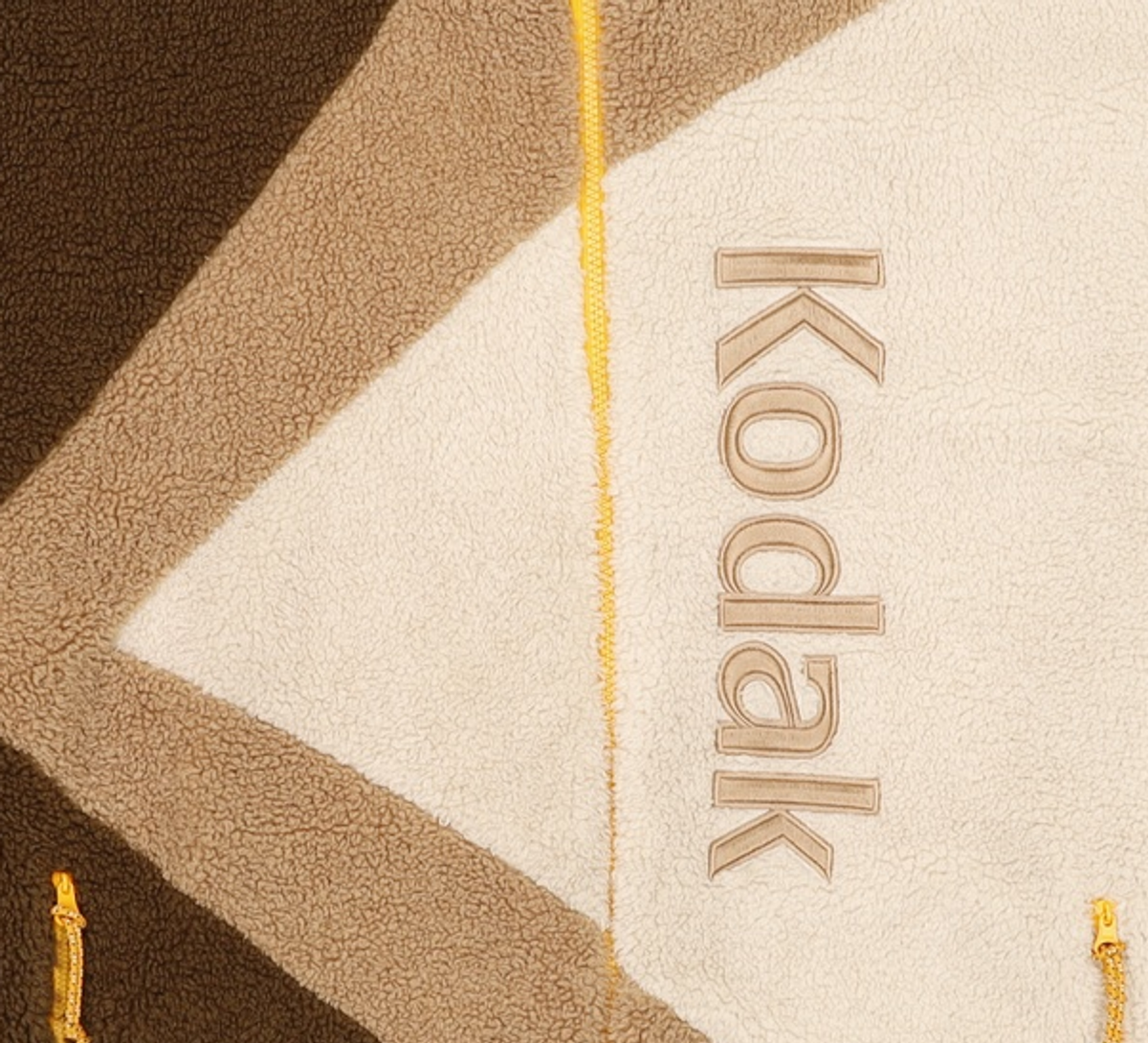 코닥(KODAK) 케이 로고 플리스 자켓 KHAKI XXL