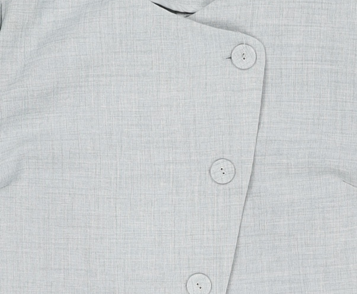 미쏘(MIXXO) [리오더]BWC732B 리오더 V넥 볼륨소매 블라우스 MIWBWC82QB L