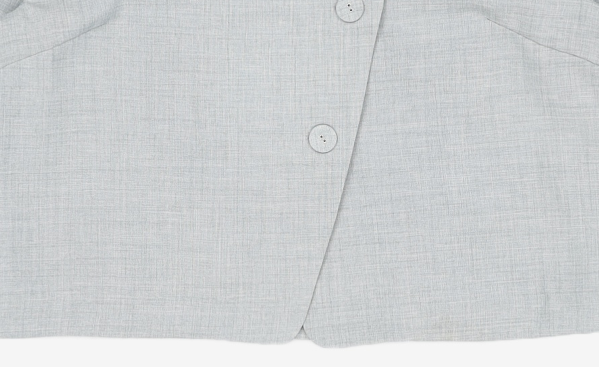 미쏘(MIXXO) [리오더]BWC732B 리오더 V넥 볼륨소매 블라우스 MIWBWC82QB L
