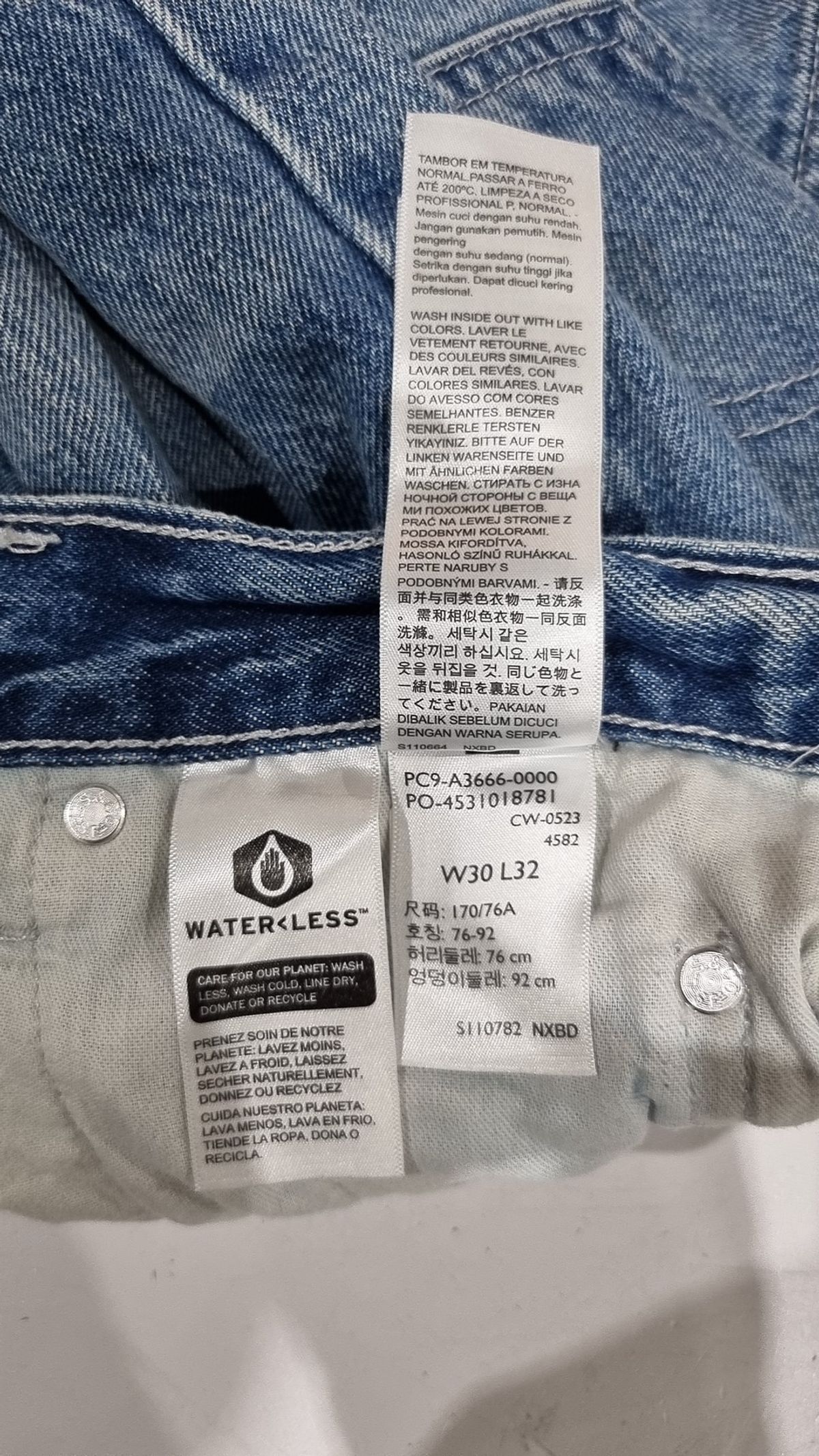 리바이스(LEVI'S) 청/데님 팬츠 L