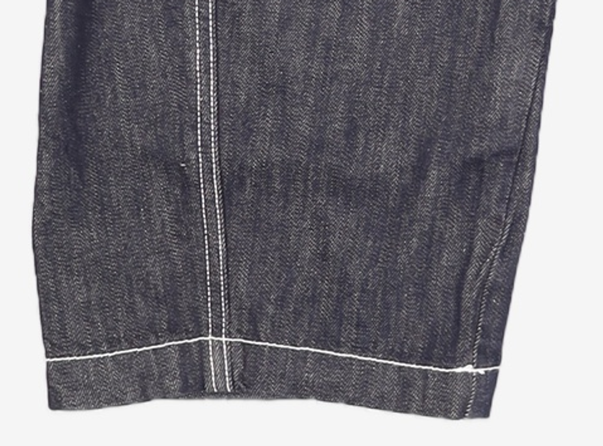 다이닛(DEINET) DEINET CURVED DENIM PANTS IN INDIGO S