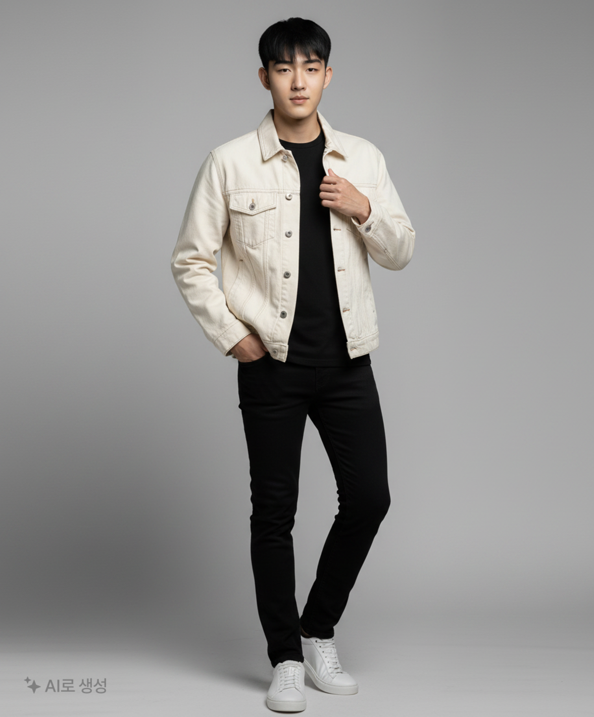 무신사 스탠다드(MUSINSA STANDARD) 데님/트러커 재킷 L