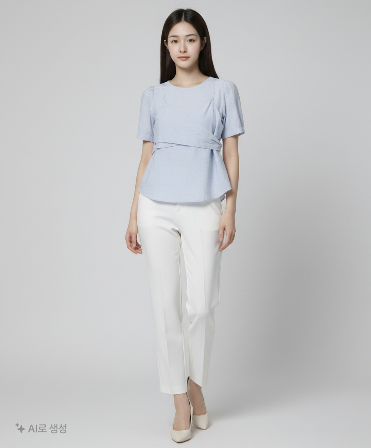 미쏘(MIXXO) 뷔스티에 레이어드 블라우스 MIWBWB636B S