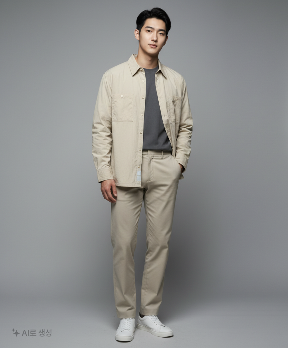 유니클로(UNIQLO) 캐주얼 셔츠 L