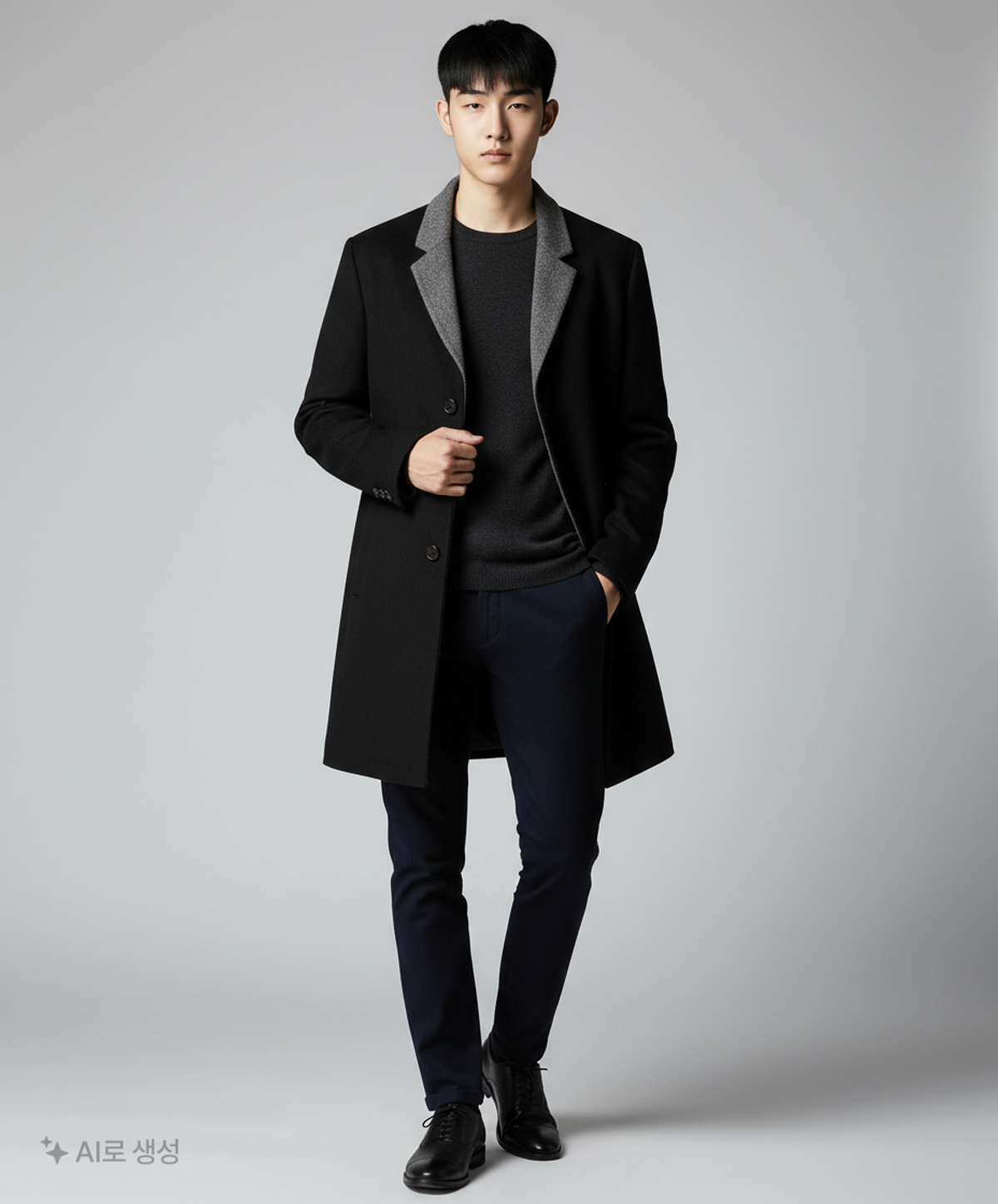 라코스테(LACOSTE) 겨울 싱글 코트 52