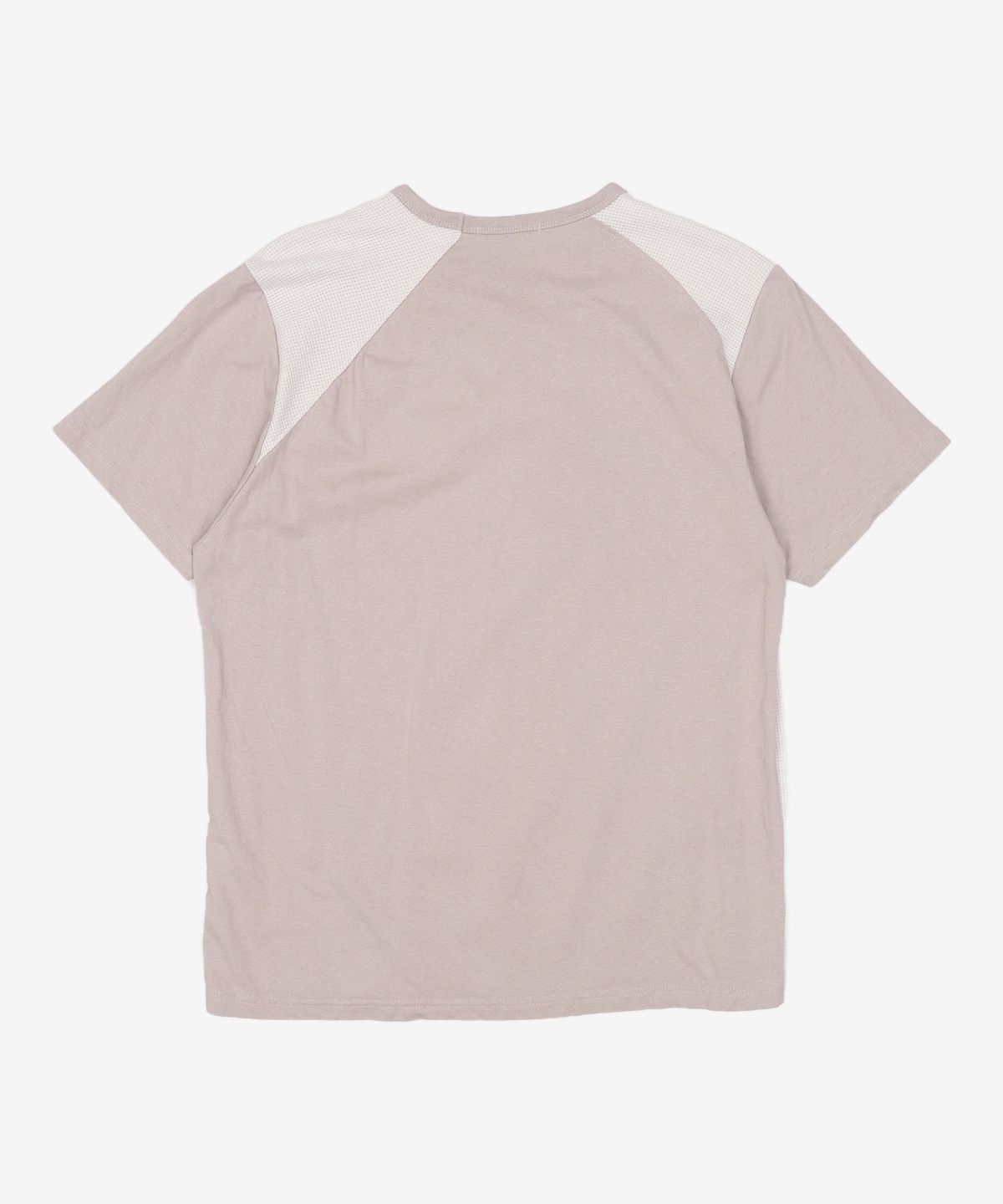 이티씨이(ETCE) MIXED PANEL T-SHIRT (LIGHT GRAY) L
