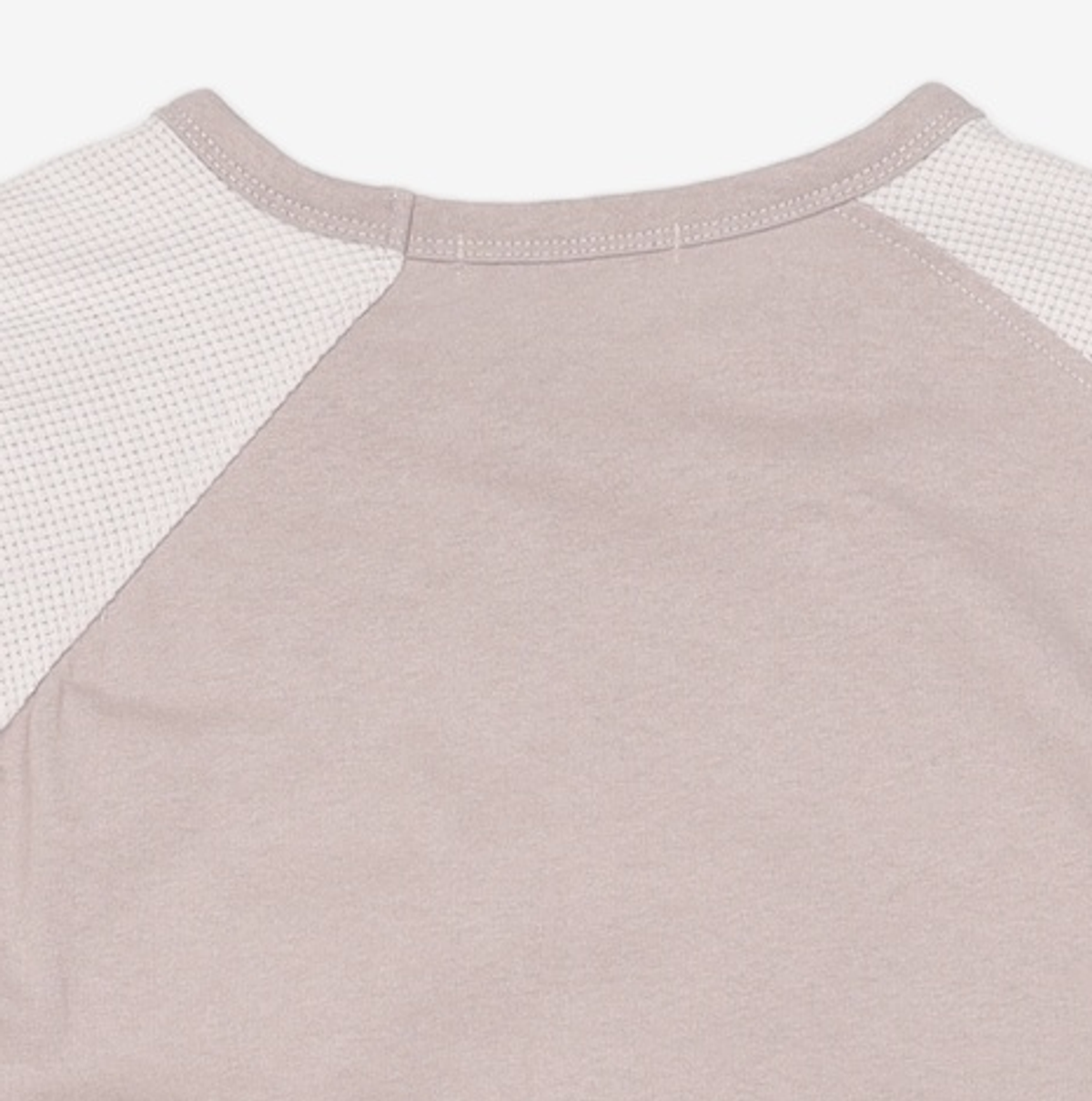 이티씨이(ETCE) MIXED PANEL T-SHIRT (LIGHT GRAY) L