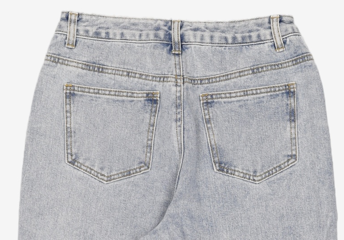미쏘(MIXXO) 롱와이드핏 데님 MIWTJC337J 26