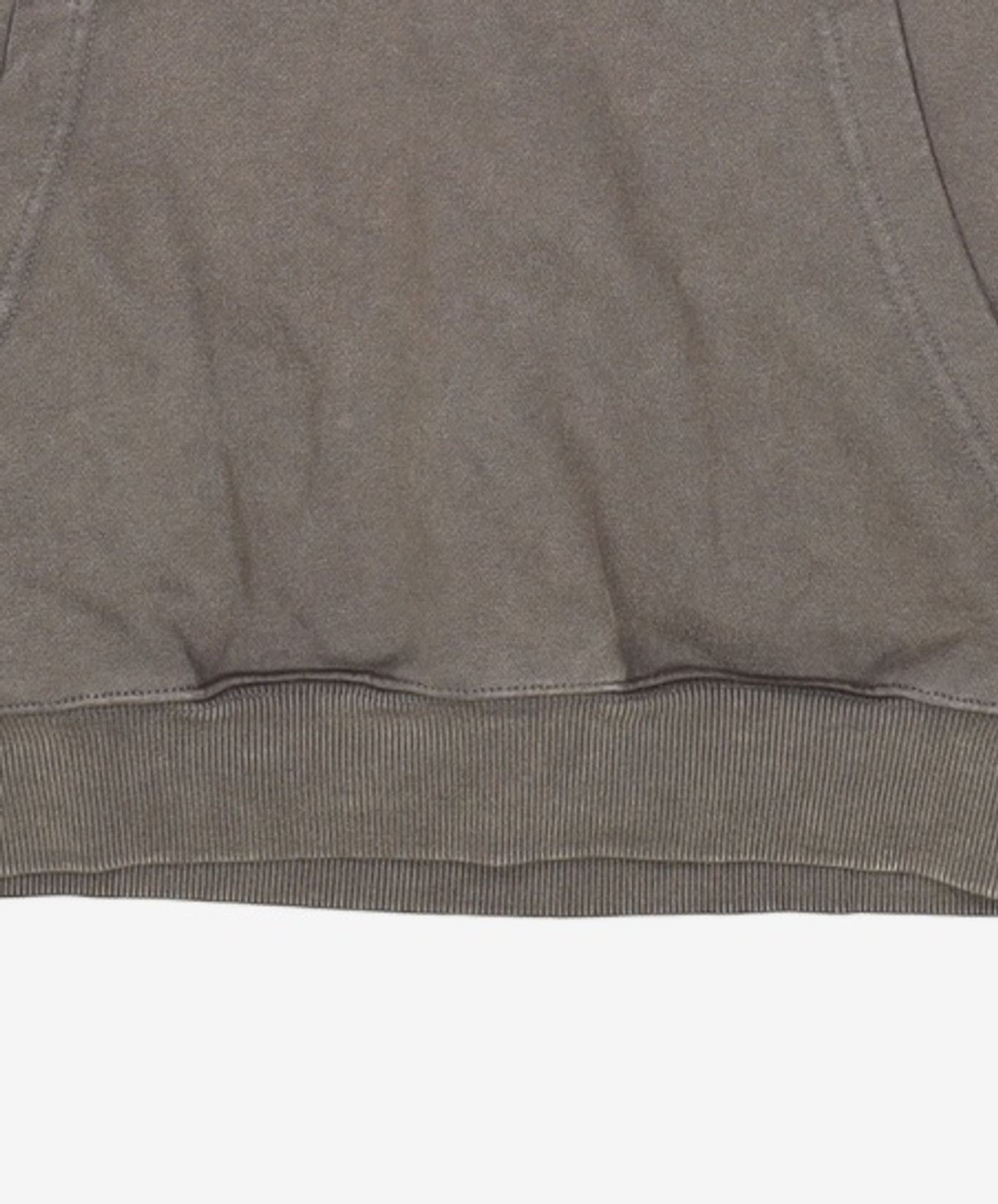 노매뉴얼(NOMANUAL) R.S RAW EDGE HOODIE - WASHED CHARCOAL M