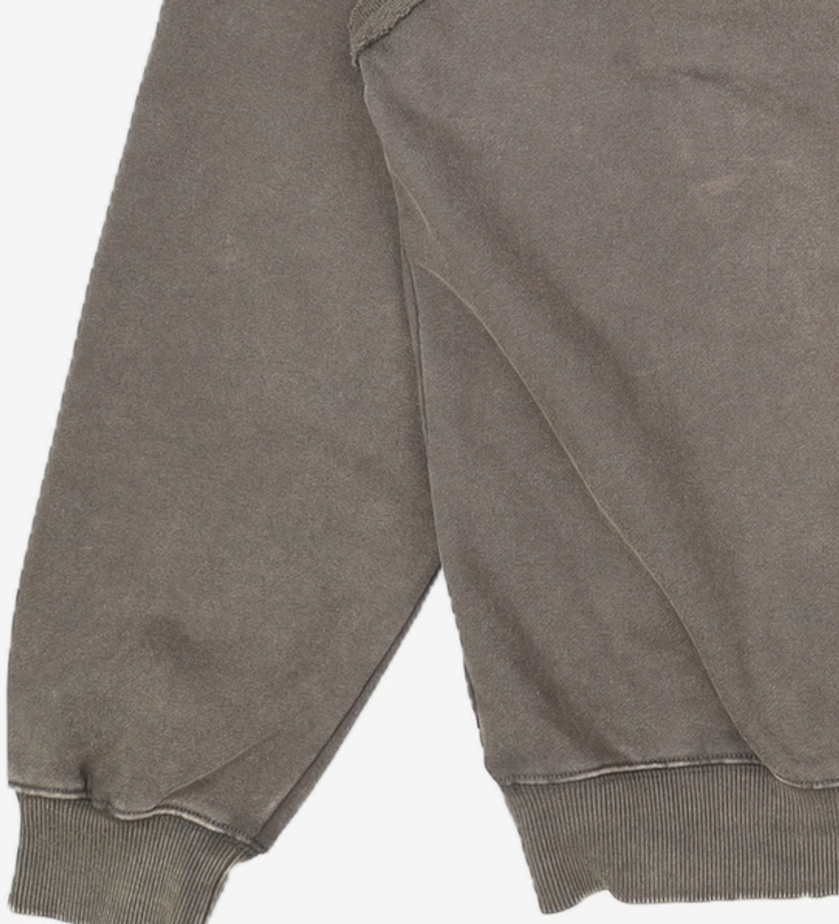 노매뉴얼(NOMANUAL) R.S RAW EDGE HOODIE - WASHED CHARCOAL M