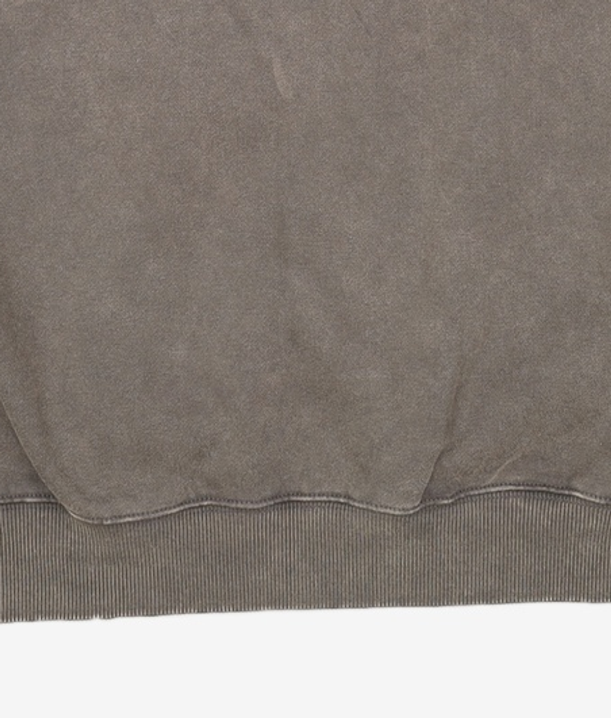 노매뉴얼(NOMANUAL) R.S RAW EDGE HOODIE - WASHED CHARCOAL M