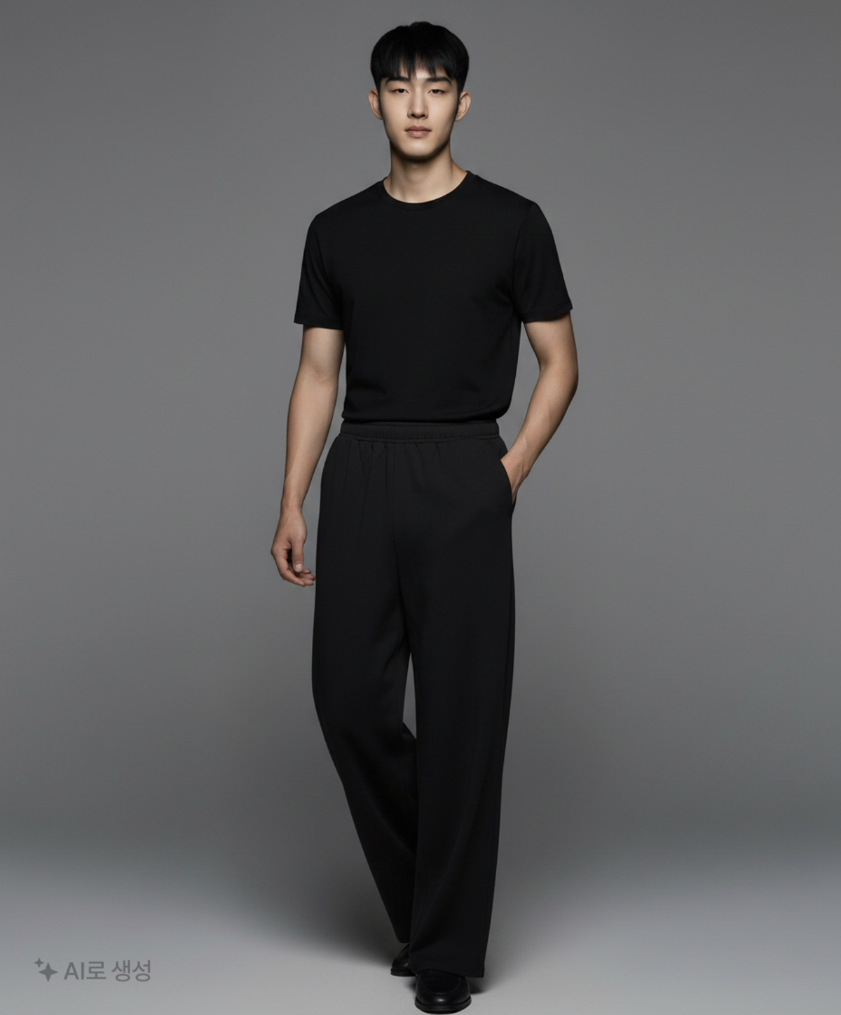 포트너스(FOTTNERS) Wide Banding Slacks (Black) M