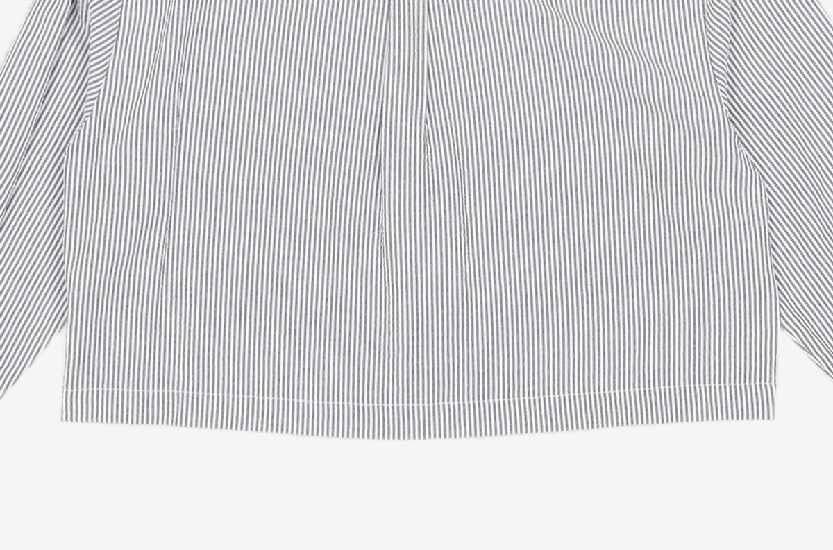 꼬모니노즈(COMONINOZ) W SHEER HOODED SHIRTS [3 COLOR] FREE